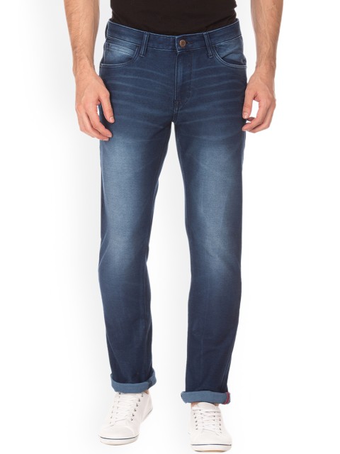 

Arrow Blue Jean Co. Men Blue Slim Fit Mid-Rise Clean Look Stretchable Jeans