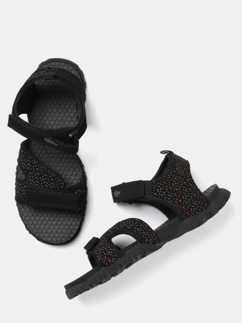 

Roadster Women Black Printed Sports Sandals