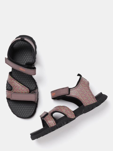 

Roadster Women Mauve Printed Sports Sandals