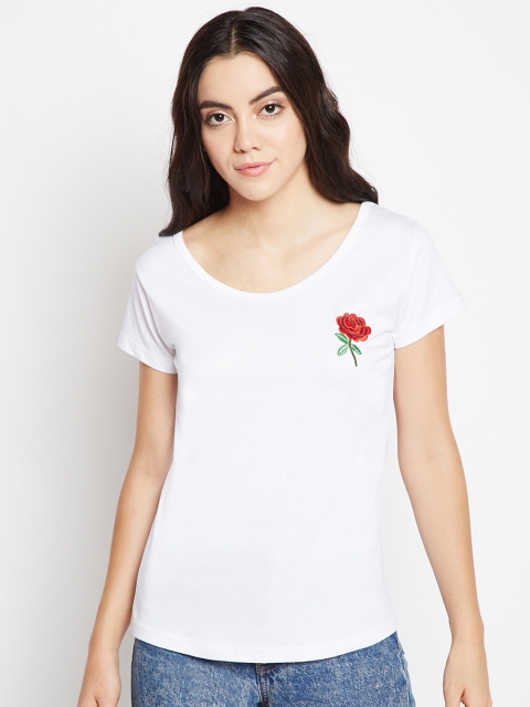 

The Dry State Women White Solid Top