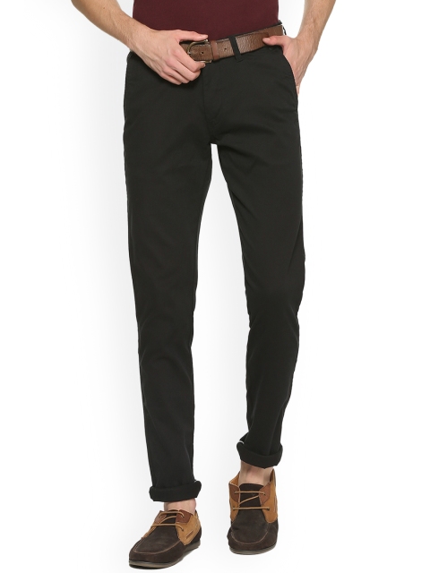 

Van Heusen Sport Men Black Slim Fit Solid Chinos