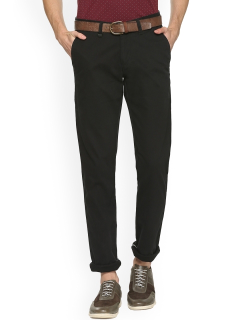 

Van Heusen Sport Men Black Slim Fit Solid Chinos