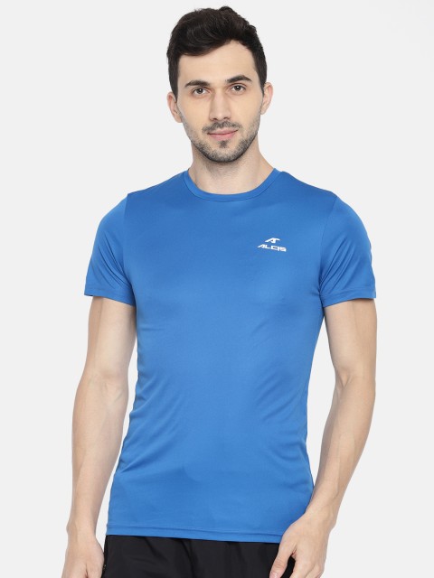 

Alcis Men Blue Solid Slim Fit Round Neck T-shirt