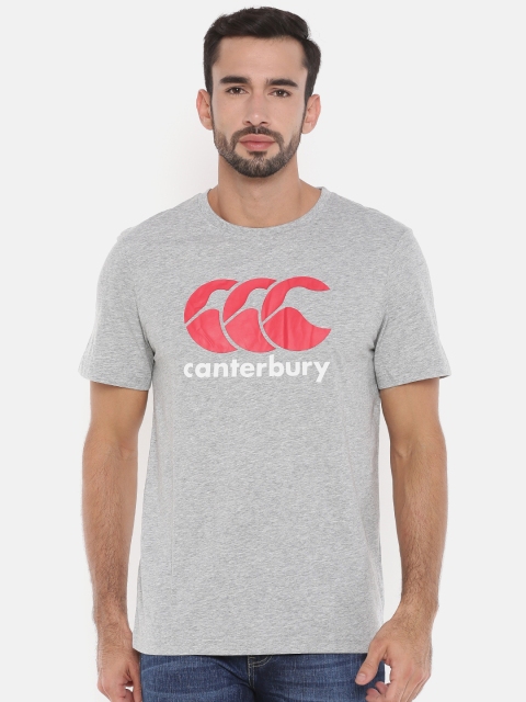 

Canterbury Men Grey Printed Round Neck T-shirt