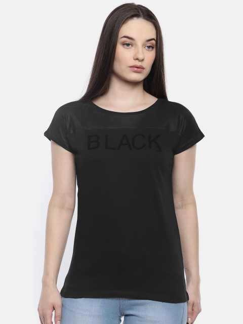

Wrangler Women Black Printed T-shirt