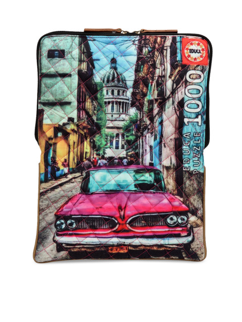 

The House of Tara Unisex Multicoloured Printed Laptop Sleeve, Multi