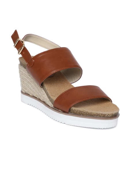 

Carlton London Women Brown Solid Wedges
