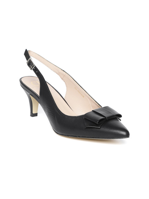 

Carlton London Women Black Solid Pumps