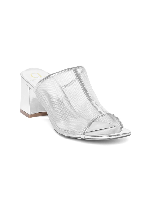 

Carlton London Women Silver-Toned Solid Heels