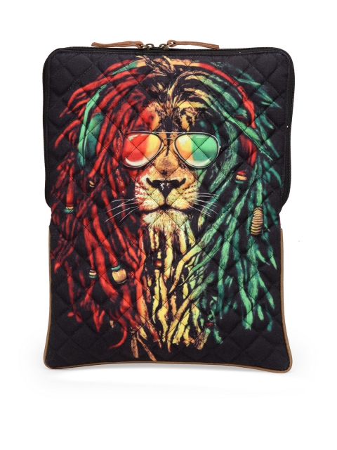

The House of Tara Unisex Black & Red Printed Laptop Sleeve