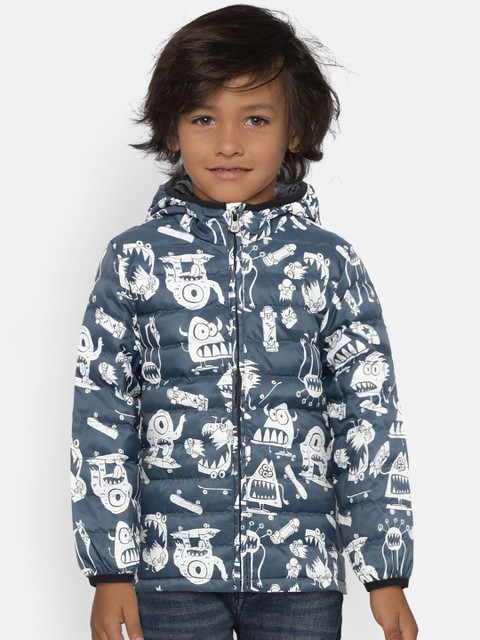 

GAP Baby Boys' Camo Lightweight Puffer Jacket, Navy blue