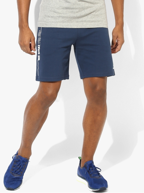 

Alcis Men Navy Blue Solid Slim Fit Regular Shorts