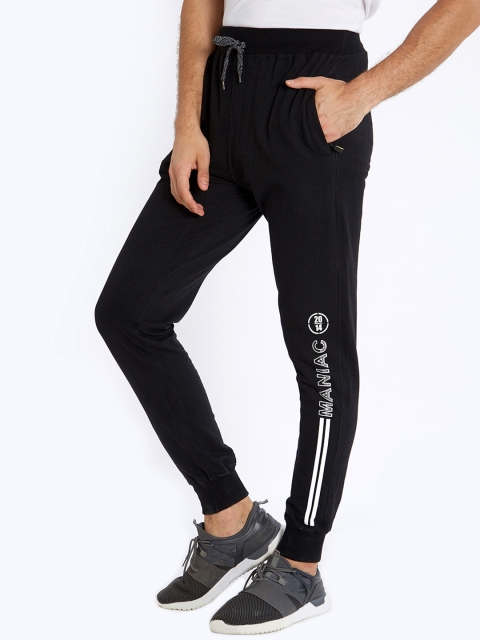 

Maniac Men Black Slim Fit Joggers