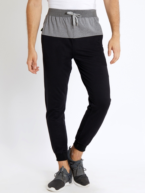 

Maniac Men Black & Grey Slim Fit Joggers