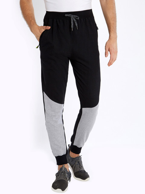 

Maniac Men Black & Grey Slim Fit Joggers