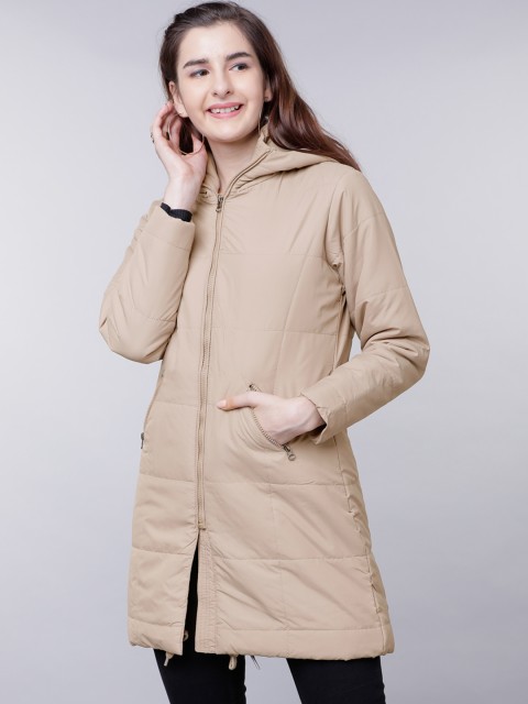

Tokyo Talkies Women Beige Solid Padded Jacket