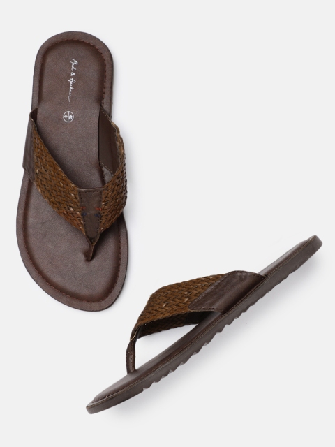 

Mast & Harbour Men Brown Comfort Sandals