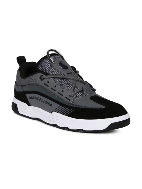 

DC Men Grey & Black LEGACY98 Sneakers