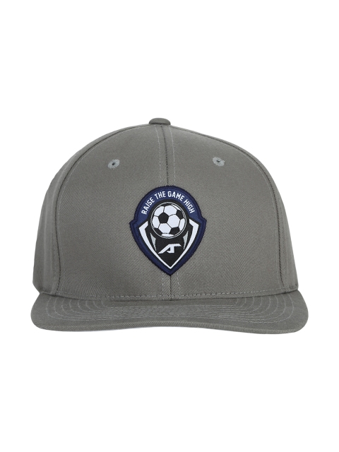 

Alcis Unisex Grey Solid Visor Cap