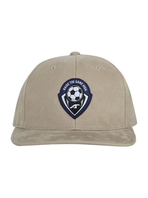 

Alcis Unisex Beige Solid Baseball Cap