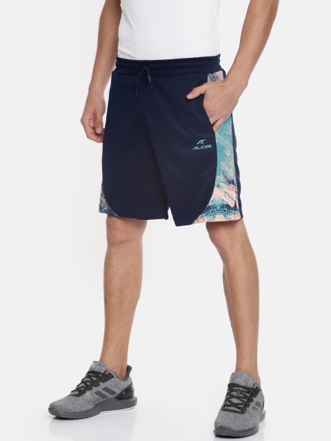 

Alcis Men Navy Blue AKTNMSO0370089 Printed Sports Shorts