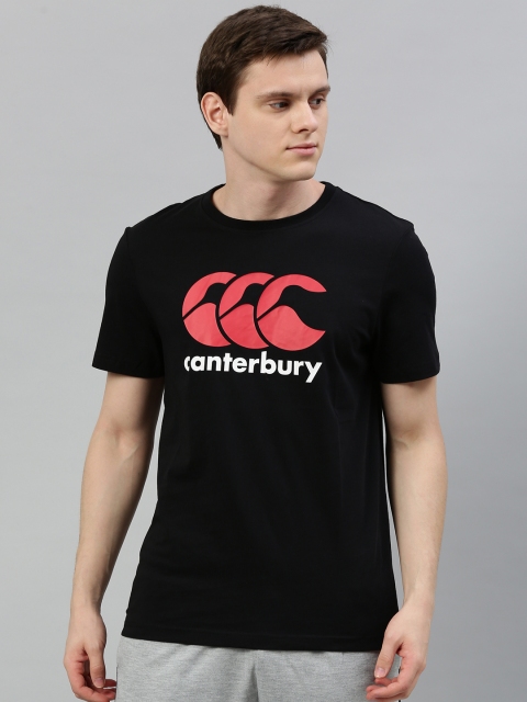 

Canterbury Men Navy Blue Printed Round Neck T-shirt