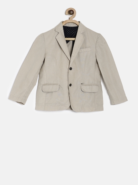 

Gini and Jony Boys Grey Single-Breasted Casual Blazer