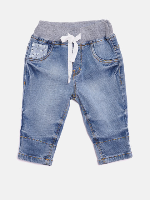 

Gini and Jony Girls Blue Regular Fit Mid-Rise Clean Look Stretchable Jeans