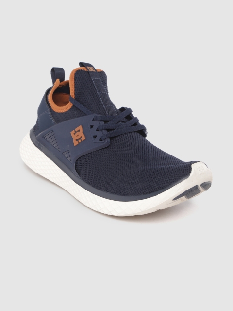 

DC Men Navy Blue Woven Design Meridian Lightweight Sneakers
