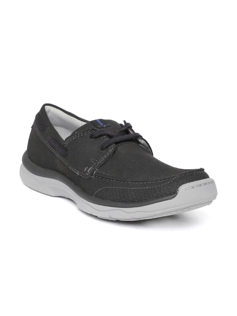 

Clarks Men Black Boat Shoes