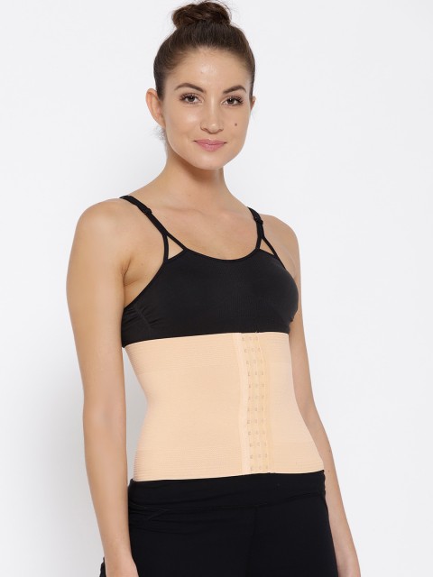 

Zivame Beige Tummy Control High Waist Brief SW0046P24O