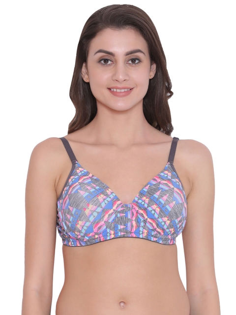 

Clovia Padded Underwired Printed T-Shirt Bra, Multi