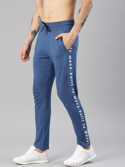 

HRX by Hrithik Roshan Men Dark Blue Cotton Active Track Pants