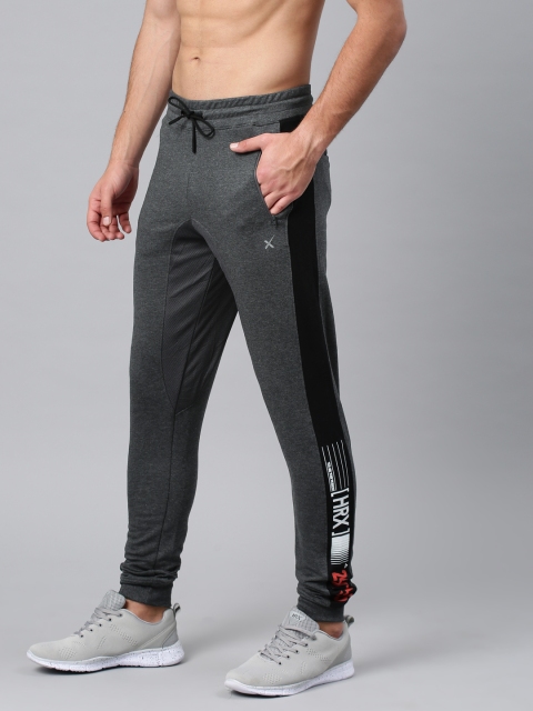 

HRX by Hrithik Roshan Men Charcoal Grey Athleisure Joggers