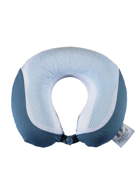

Portico New York Unisex Blue & White Travel Neck Pillow