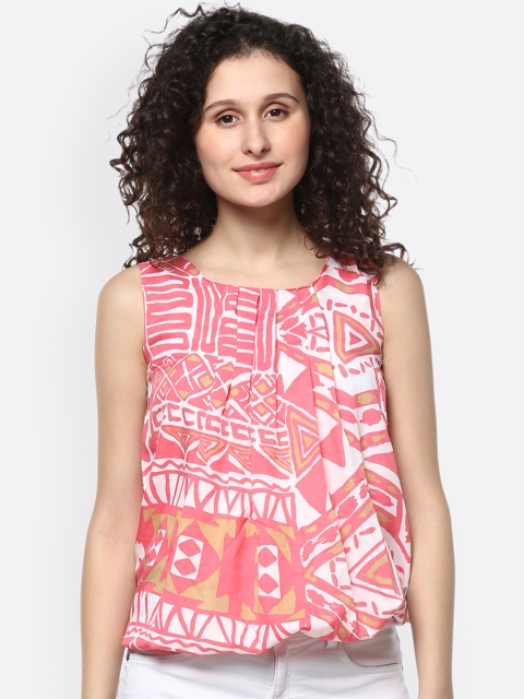 

Mayra Women Pink Printed Top