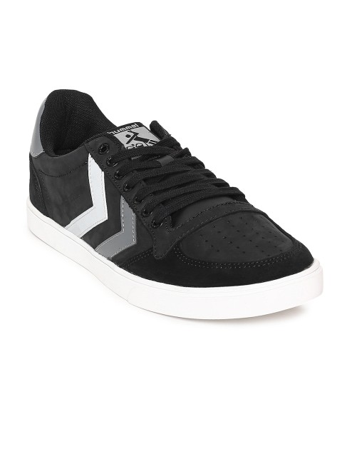 

hummel Unisex Black Stadil Duo Oiled Sneakers