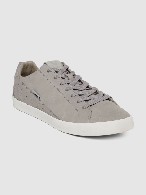

hummel Unisex Grey CROSS COURT Nubuck Sneakers