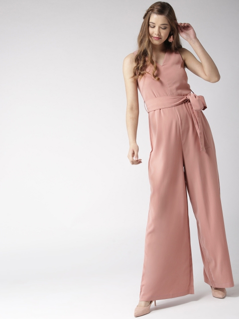 

20Dresses Dusty Pink Solid Basic Jumpsuit