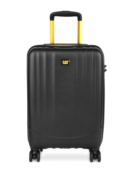 

CAT Unisex Black Solid Cargo Turbo Spinner 20 Small Trolley Suitcase