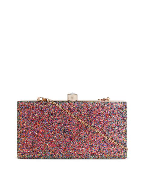 

Berrypeckers Multicoloured Embellished Clutch, Multi