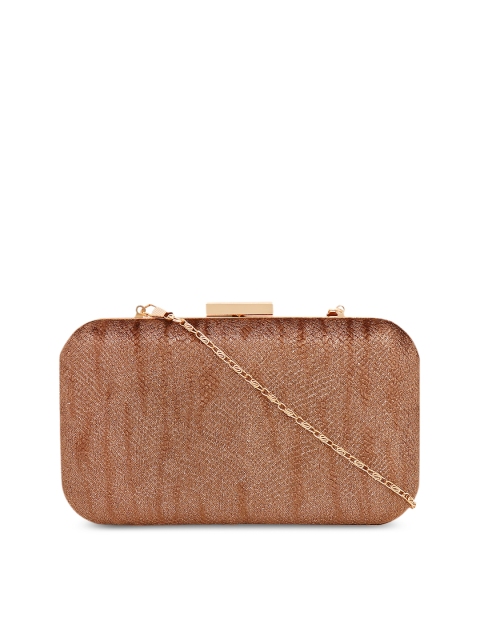 

Berrypeckers Copper-Toned Textured Clutch