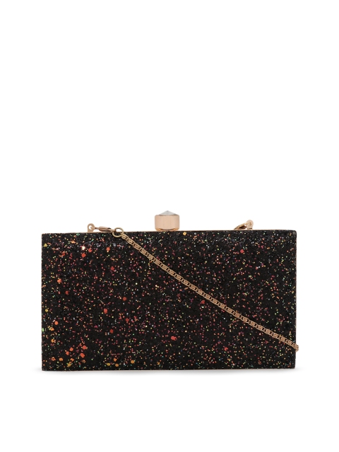 

Berrypeckers Black Embellished Clutch