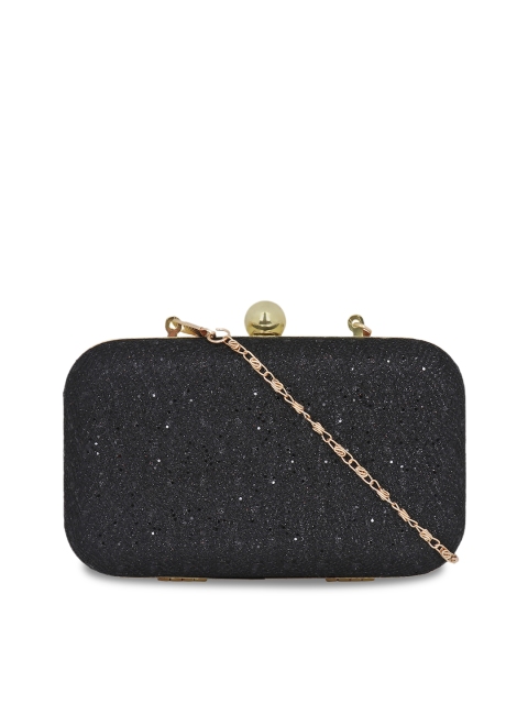 

Berrypeckers Black Embellished Clutch