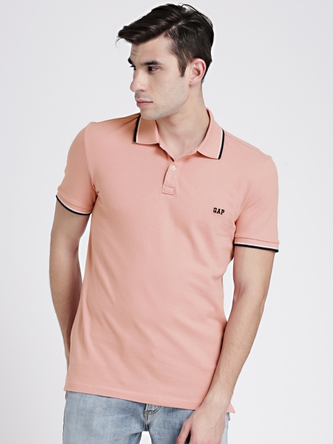 

GAP Men Pink Basic Polo with Logo