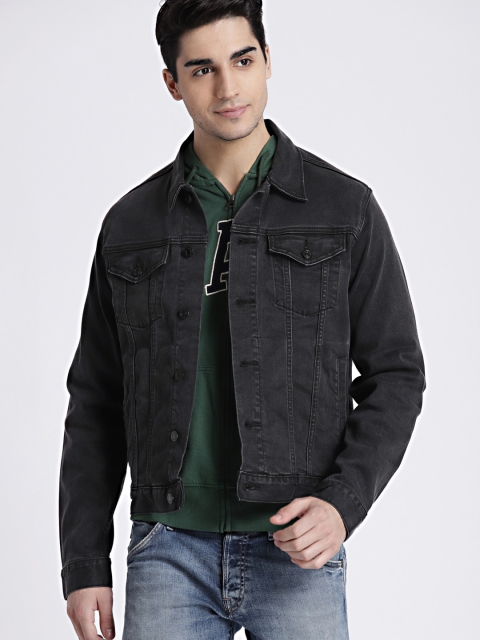 

GAP Men's Black Soft Wear Icon Denim Jacket