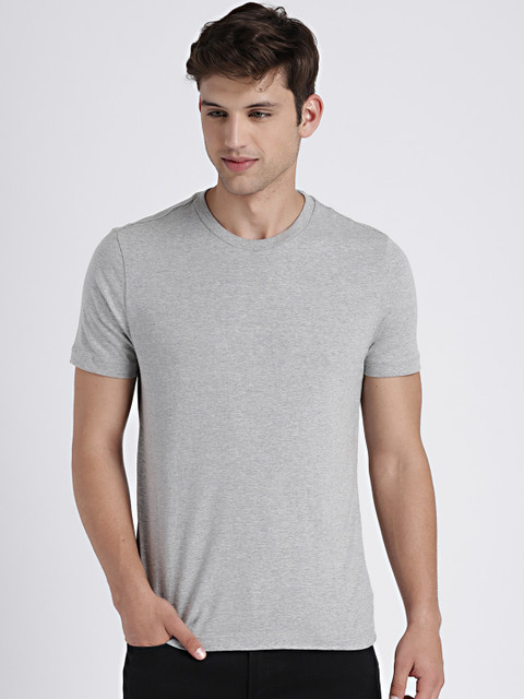 

GAP Men's Grey Classic T-Shirt, Grey melange