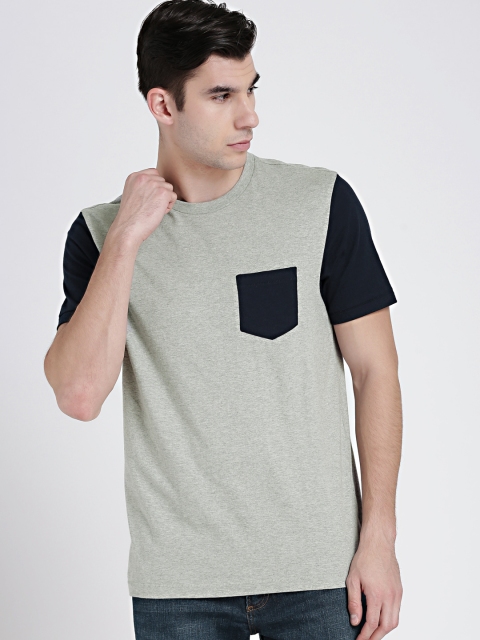 

GAP Men's Pocket T-Shirt, Grey melange