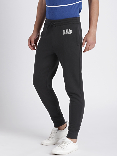 

GAP Men's Charcoal Grey Logo Fleece Joggers