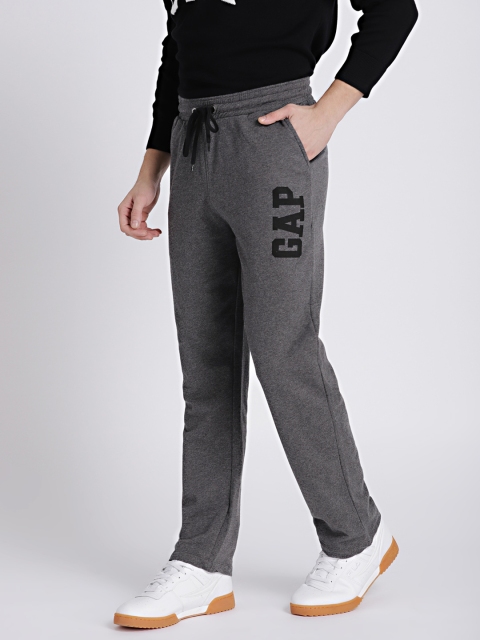 

GAP Men's Charcoal Grey Straight Fit Track Pants